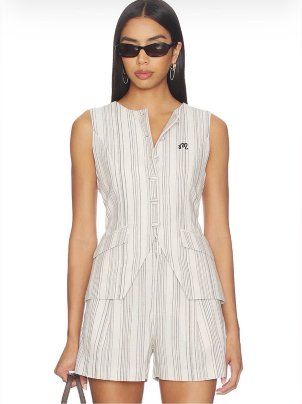NWT Malbon Keily Vest and Shorts Set